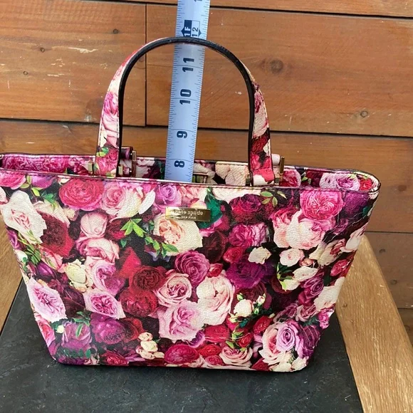 Kate Spade Floral Pink Tote Bag - Picture 4 of 8
